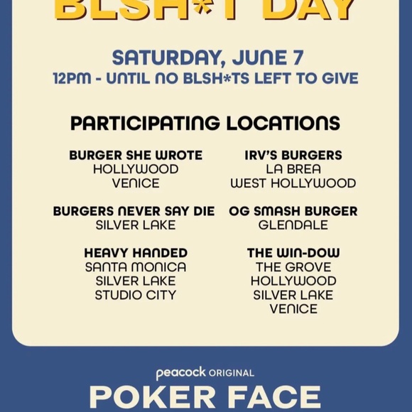 Poker Face Peacock NBC 5 Promotional Postcards - New! - Picture 4 of 6